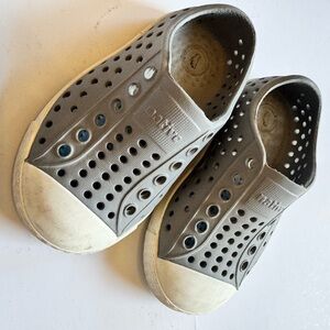 Native Shoes Kids Grey Slip-On Waterproof Sneakers